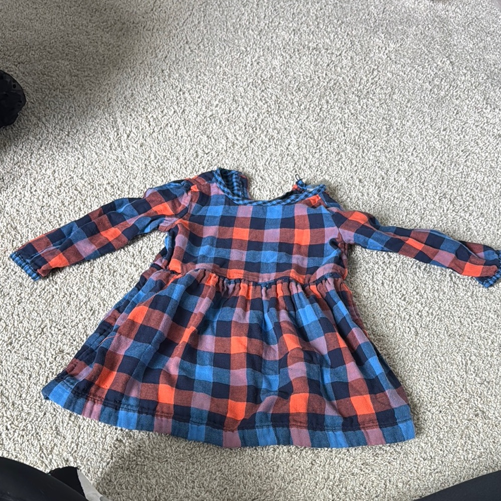 Primary brand Blue and Orange Kids Dress